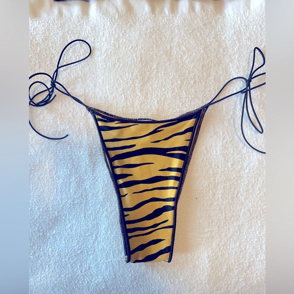 Tropic of C yellow zebra bikini set XS - Picture 11 of 11